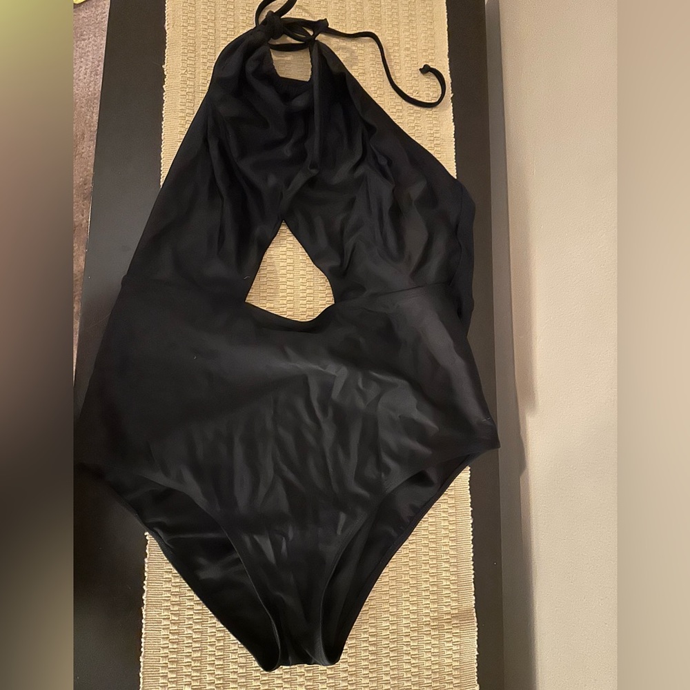 Old Navy Black Halter One Piece